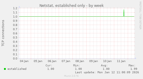Netstat, established only